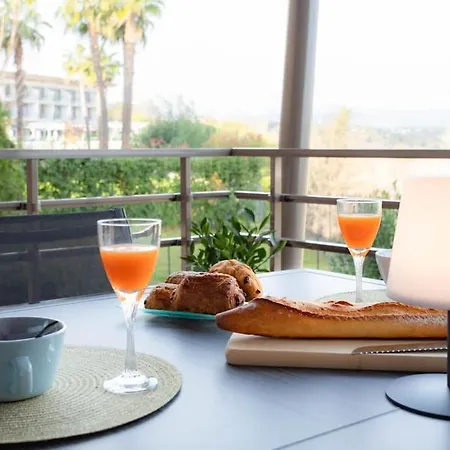A7- 2 Bdr Sea & Mountain View - Ac, Parking, Pool & Terrace Apartment Antibes Exterior photo