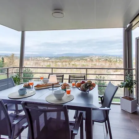 A7- 2 Bdr Sea & Mountain View - Ac, Parking, Pool & Terrace Apartment Antibes Exterior photo