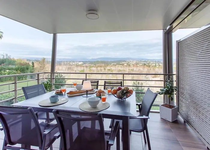 A7- 2 Bdr Sea & Mountain View - Ac, Parking, Pool & Terrace
